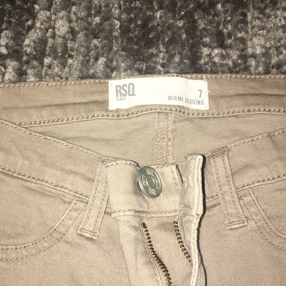 Tan Skinny Jeans - Picture 2 of 2